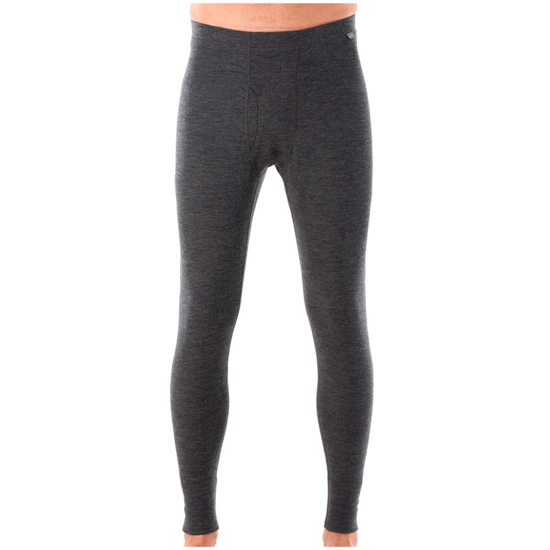 MERIWOOL Mens Base Layer 100% Merino Wool Thermal Pants Charcoal Gray - Image 1